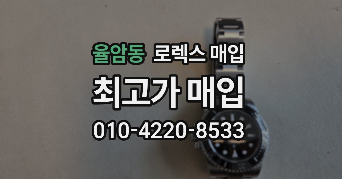 율암동 로렉스 매입