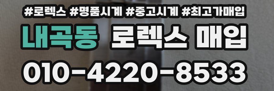 내곡동 로렉스 매입