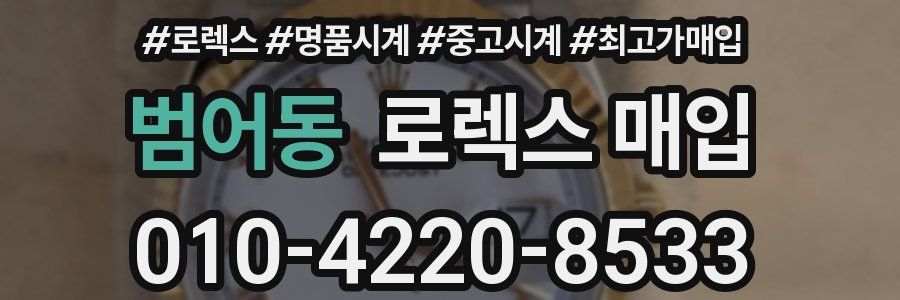 범어동 로렉스 매입