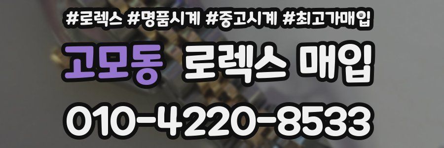 고모동 로렉스 매입