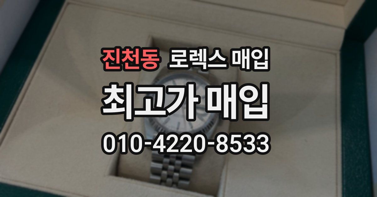 진천동 로렉스 매입