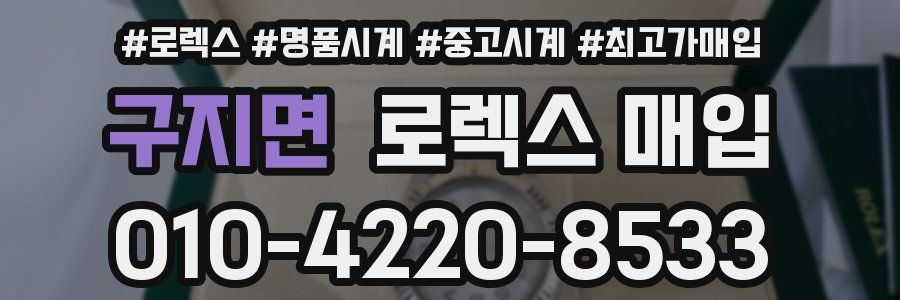 구지면 로렉스 매입