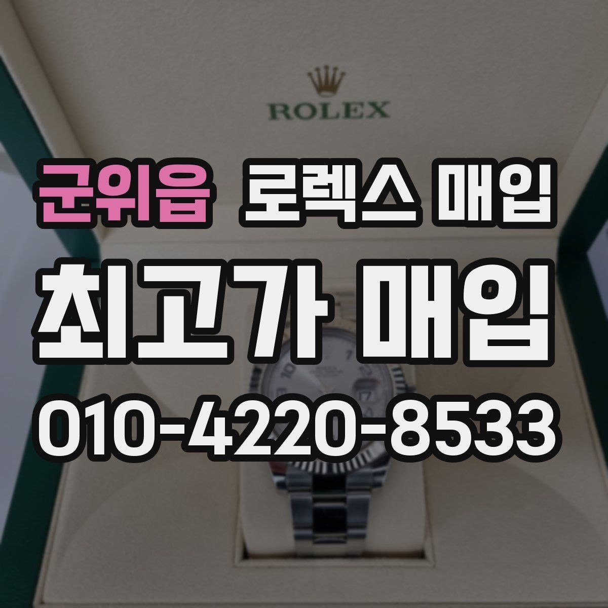 군위읍 로렉스 매입 레퍼런스 번호로 정확히 조회하는 방법
