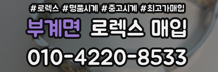 부계면 로렉스 매입