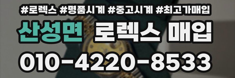 산성면 로렉스 매입