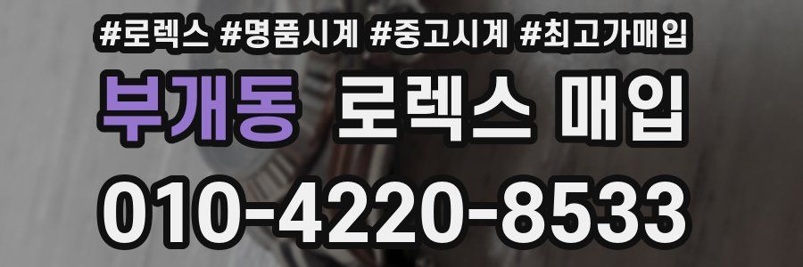 부개동 로렉스 매입