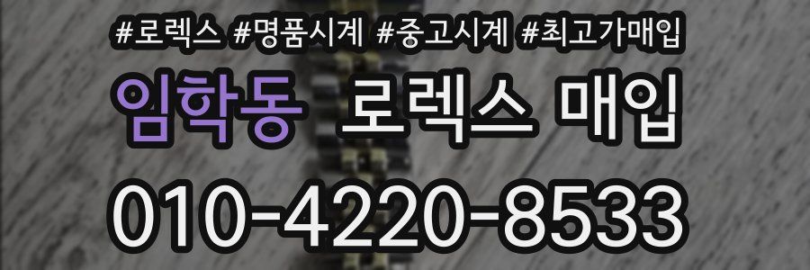 임학동 로렉스 매입