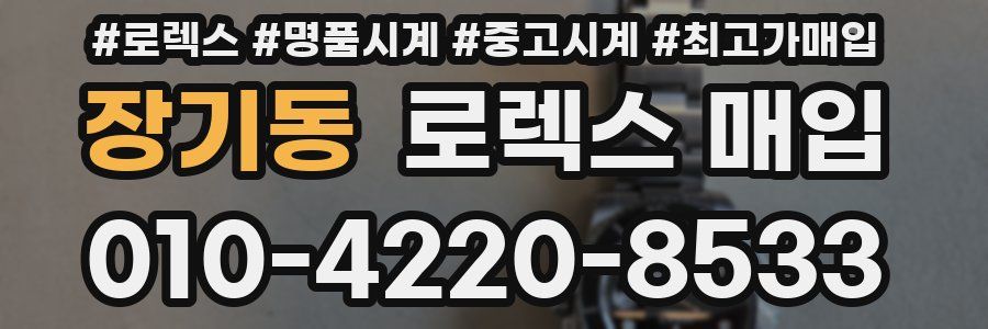 장기동 로렉스 매입
