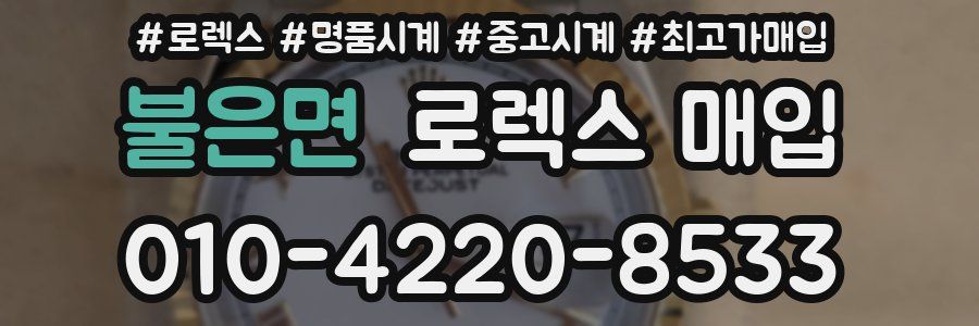 불은면 로렉스 매입