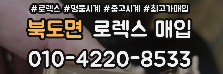 북도면 로렉스 매입