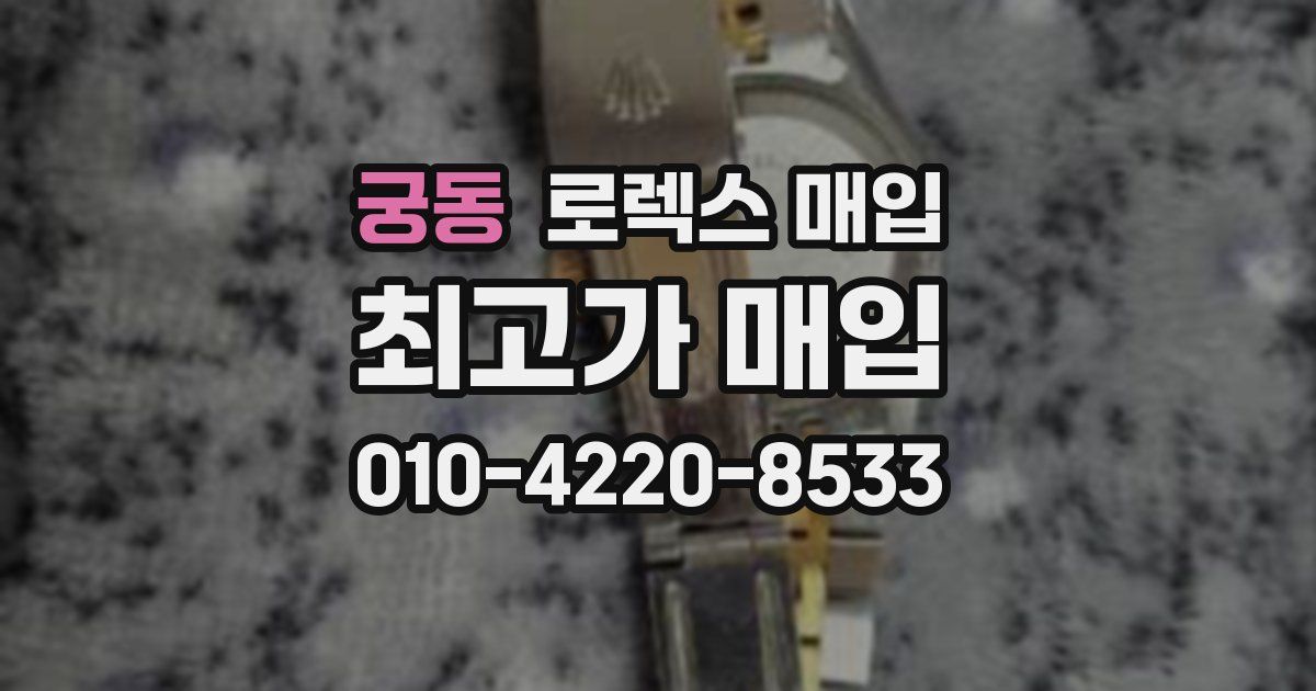 궁동 로렉스 매입