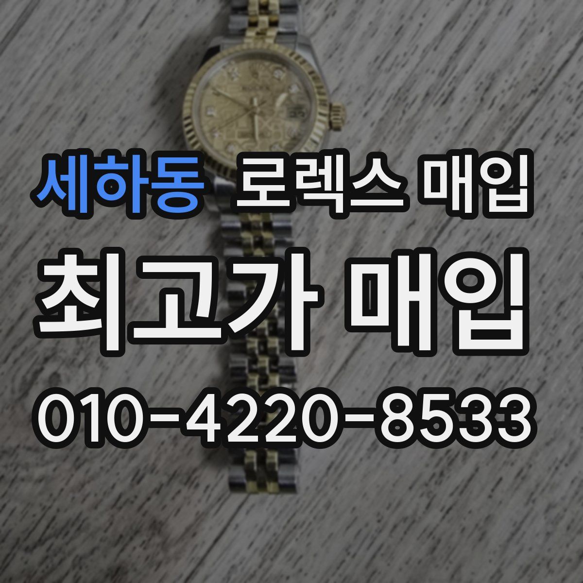 세하동 로렉스 매입