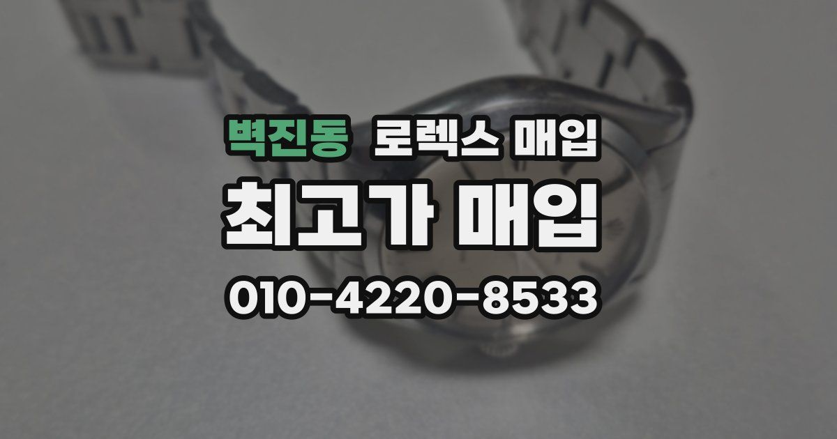 벽진동 로렉스 매입