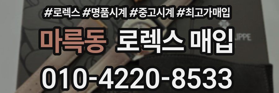 마륵동 로렉스 매입