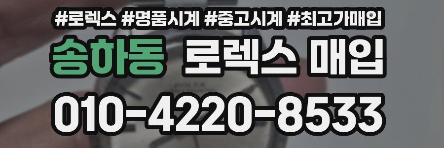 송하동 로렉스 매입