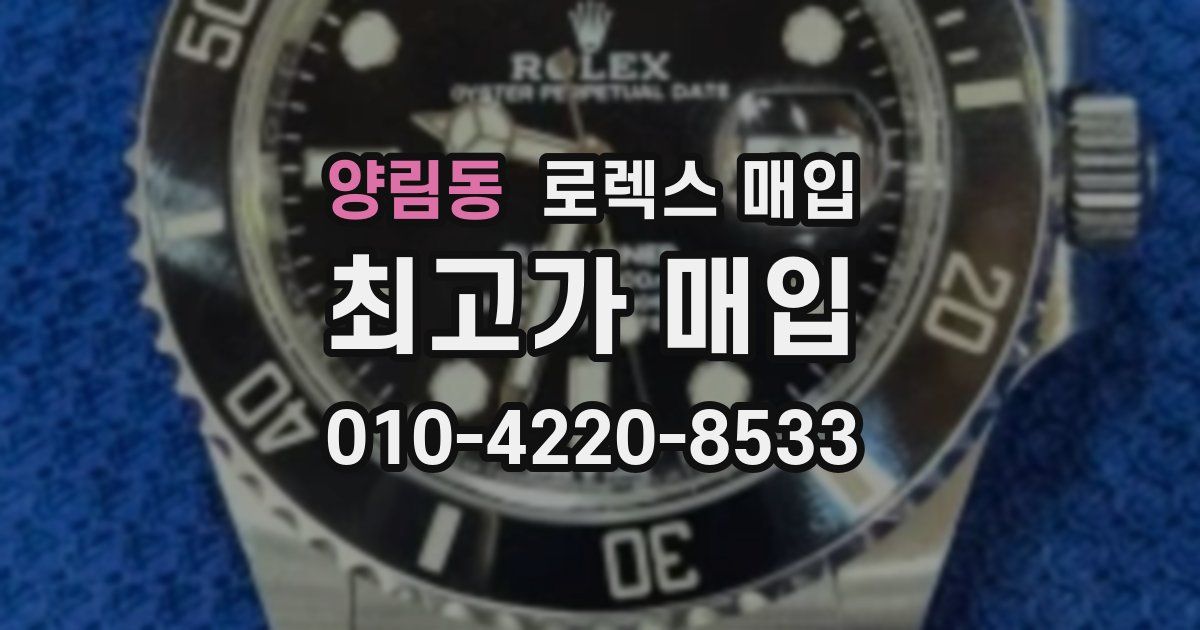 양림동 로렉스 매입