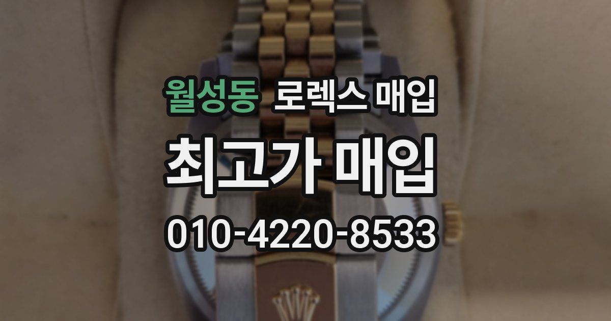 월성동 로렉스 매입