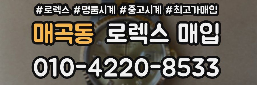 매곡동 로렉스 매입