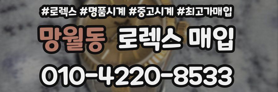 망월동 로렉스 매입