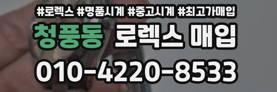 청풍동 로렉스 매입