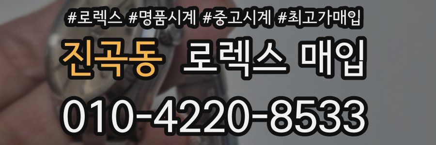 진곡동 로렉스 매입