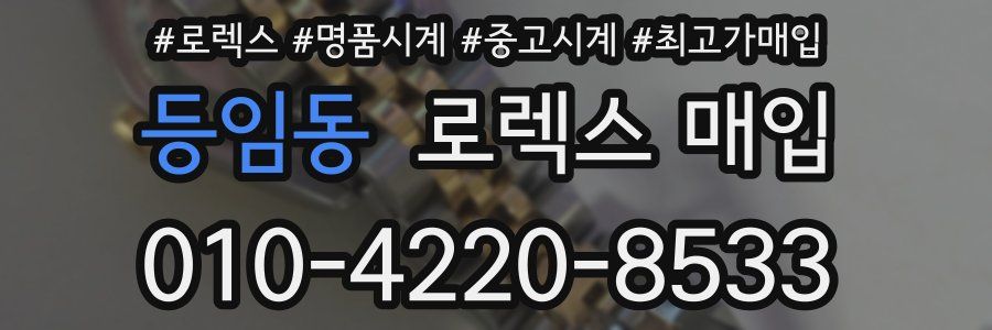 등임동 로렉스 매입