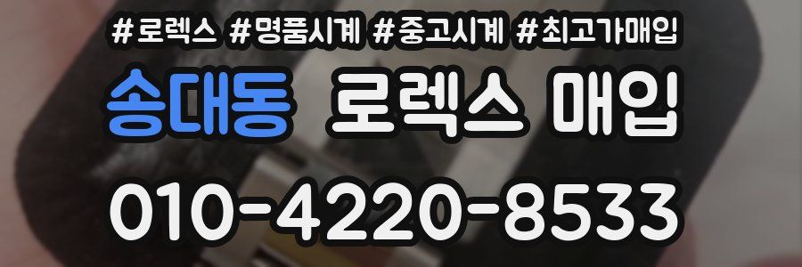 송대동 로렉스 매입