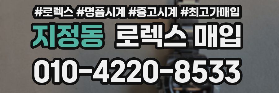 지정동 로렉스 매입