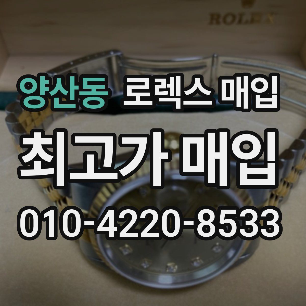 양산동 로렉스 매입