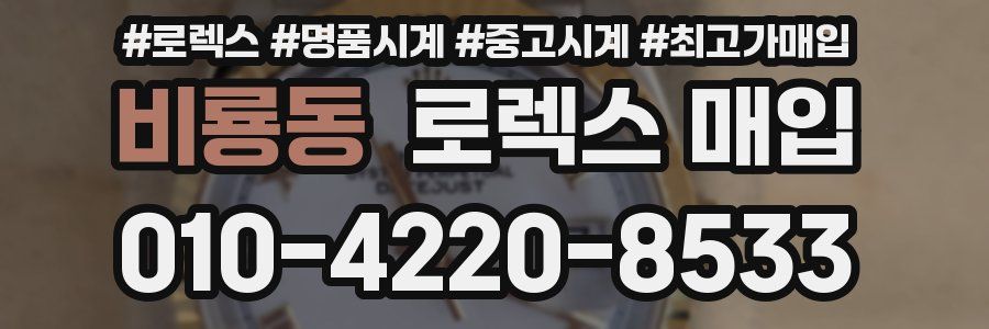 비룡동 로렉스 매입