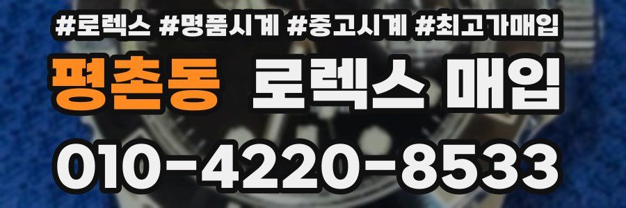 평촌동 로렉스 매입