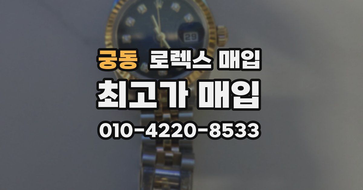 궁동 로렉스 매입