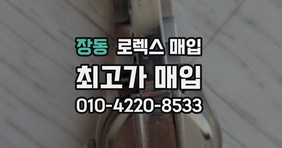 장동 로렉스 매입