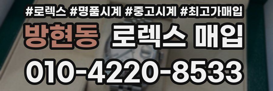 방현동 로렉스 매입