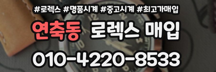 연축동 로렉스 매입