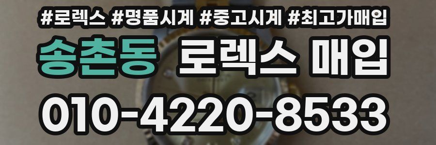 송촌동 로렉스 매입