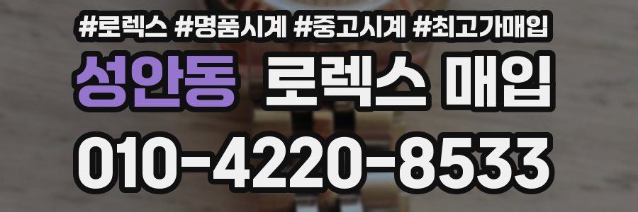 성안동 로렉스 매입