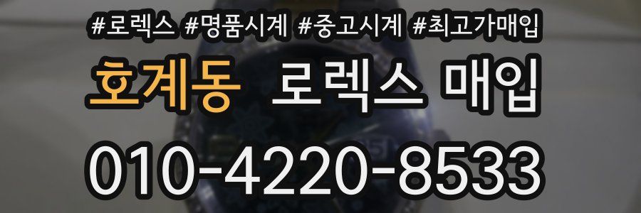 호계동 로렉스 매입