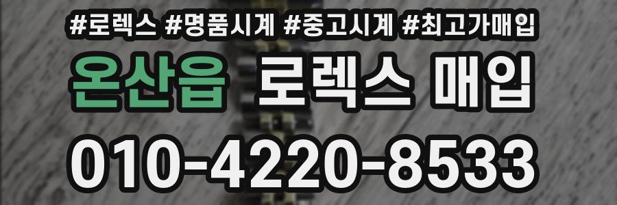 온산읍 로렉스 매입