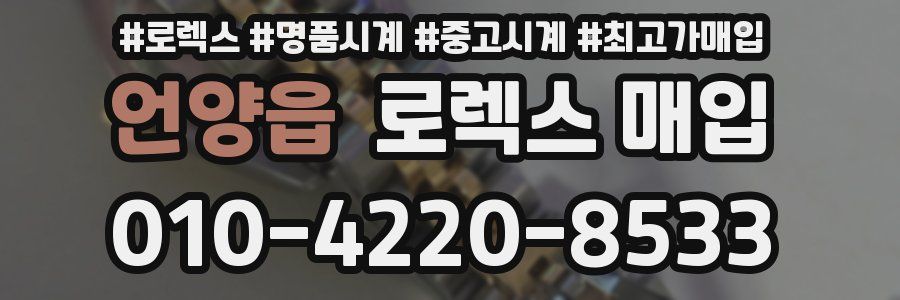 언양읍 로렉스 매입