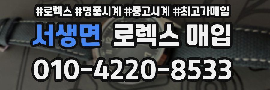 서생면 로렉스 매입