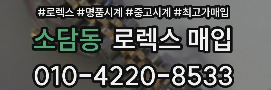 소담동 로렉스 매입