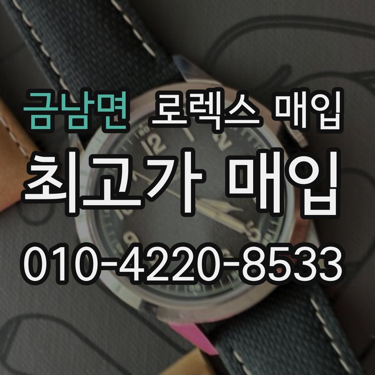 금남면 로렉스 매입