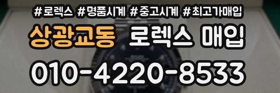 상광교동 로렉스 매입