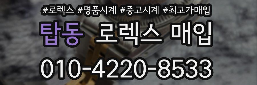 탑동 로렉스 매입