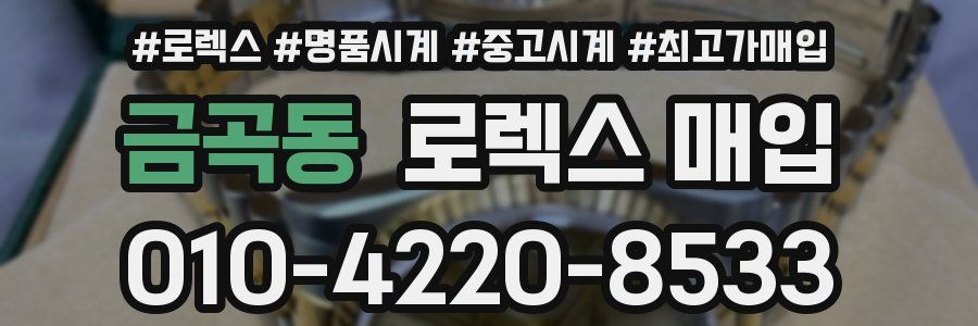 금곡동 로렉스 매입