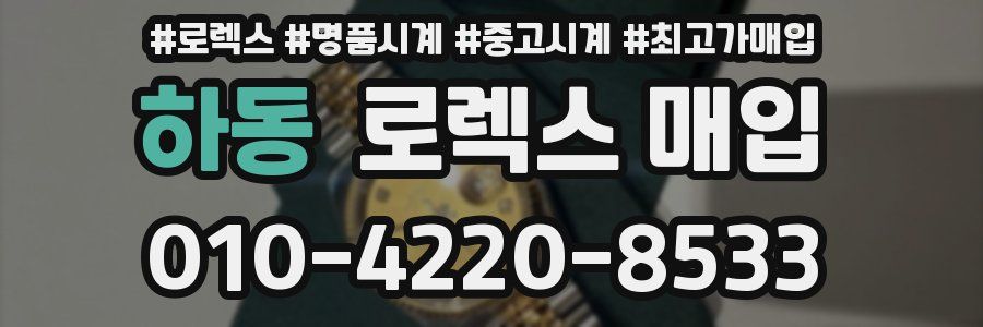 하동 로렉스 매입