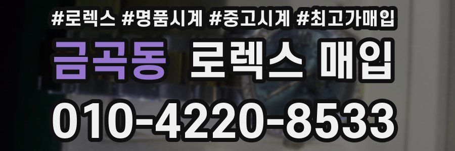 금곡동 로렉스 매입