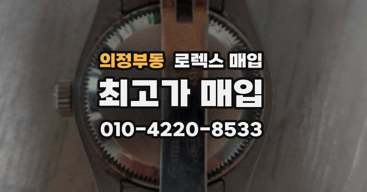 의정부동 로렉스 매입