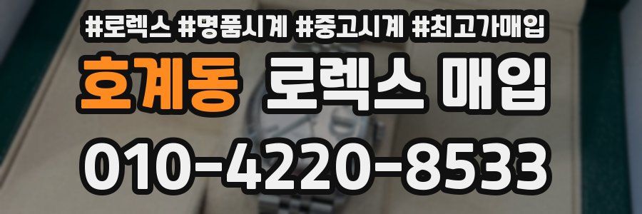 호계동 로렉스 매입